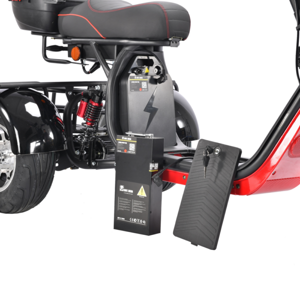 ЭЛЕКТРОСКУТЕР WHITE SIBERIA PRO TRIKE 3000W